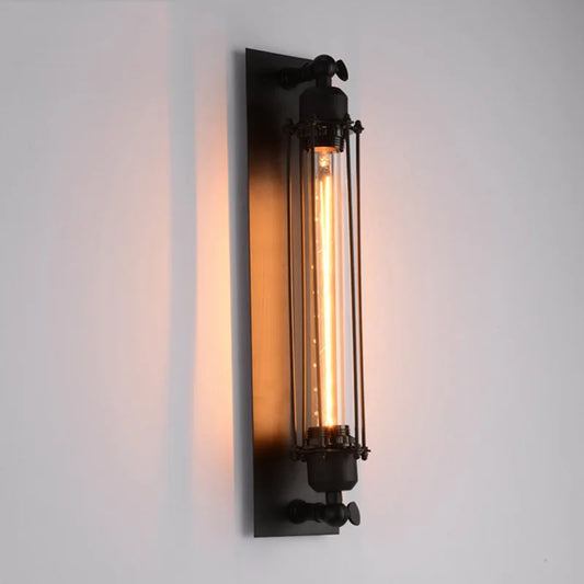 Industrial Iron Wall Sconce