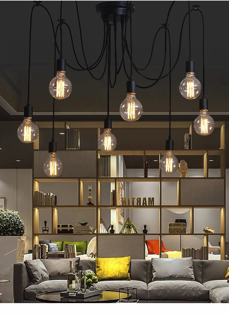 Modern Spider Chandelier