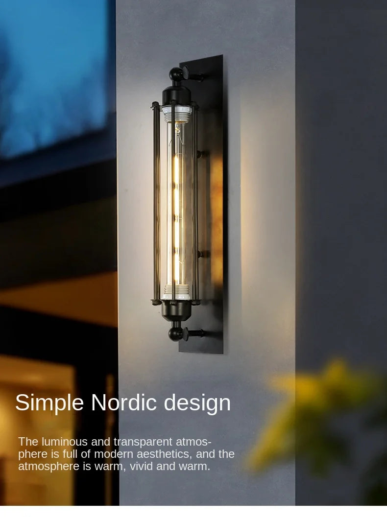 Industrial Iron Wall Sconce