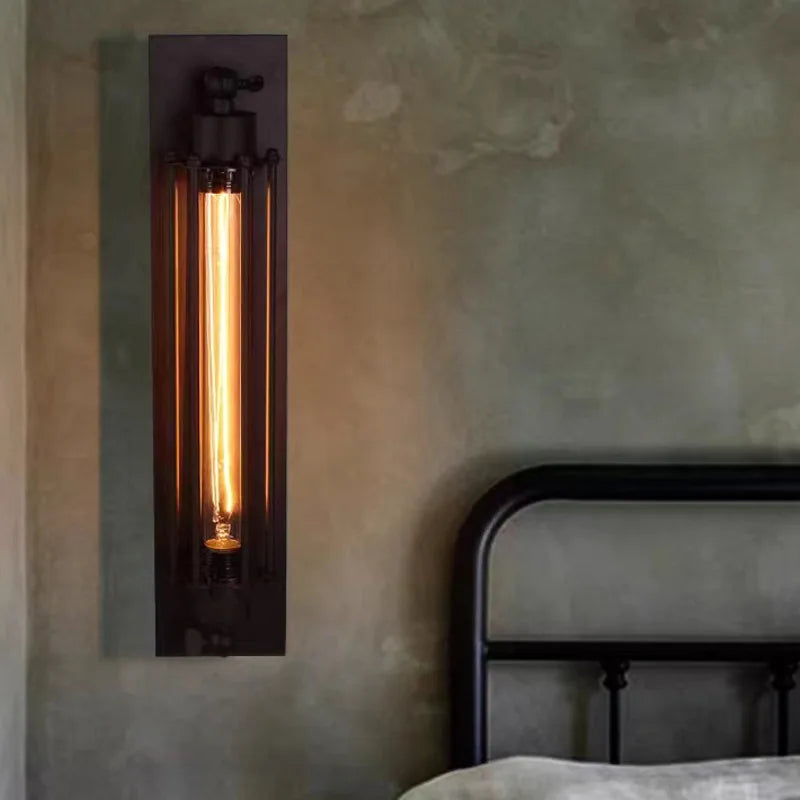 Industrial Iron Wall Sconce
