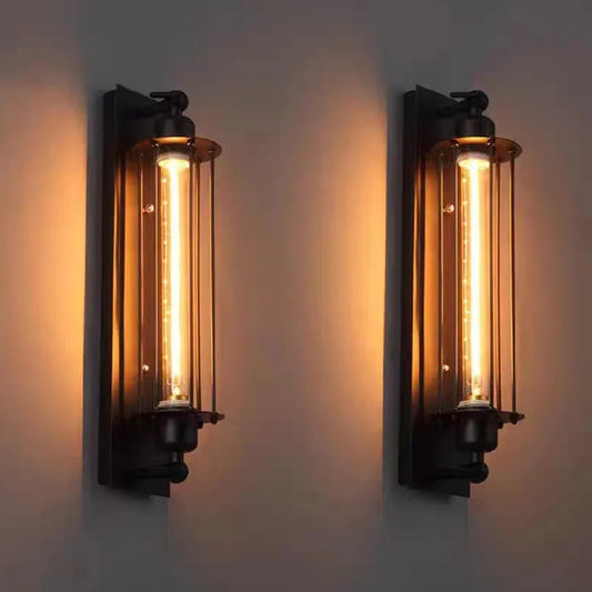 Industrial Iron Wall Sconce