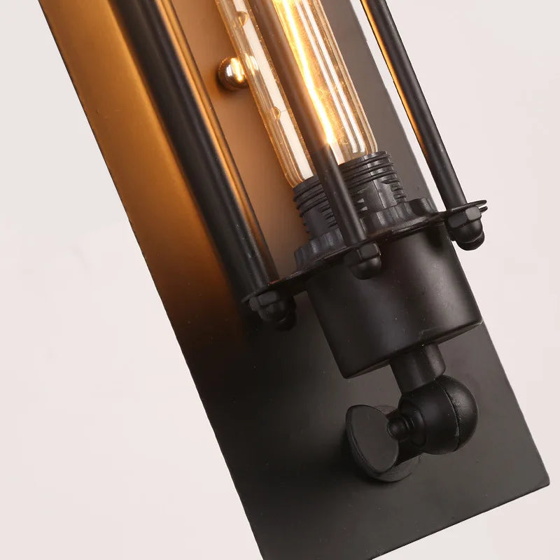 Industrial Iron Wall Sconce