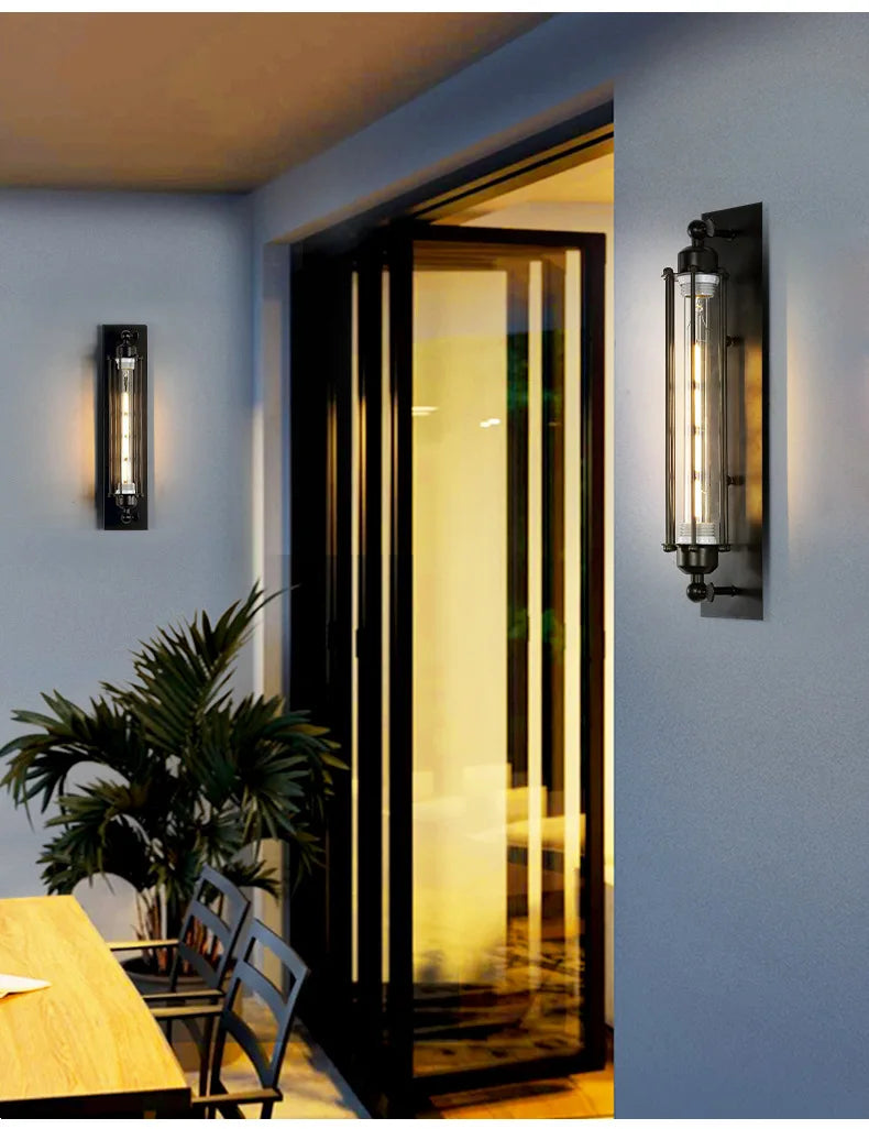 Industrial Iron Wall Sconce